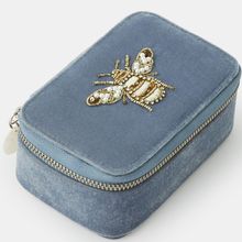Accessorize London Bee Embroidered Jewellery Box