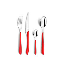 Amefa 24-piece Eclat Red Cutlery Set