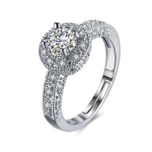Jewels Galaxy Mesmerizing Zircon Studded Silver Plated Swanky Ring For Women
