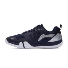 Li-Ning Saga Lite 7 Non Marking Cushion Badminton Shoe Navy And Silver