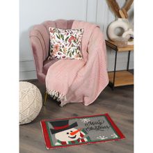 Sashaa World Snowman Christmas Rug
