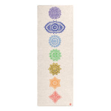Spiritual Warrior Chakra Hemp Yoga Mat (3mm thickness) - Beige