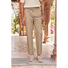 PRIMAL GRAY Men Solid Beige Gurkha Pant