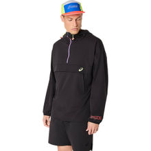 ASICS Mens Performance Black Relaxed Pullover Jacket