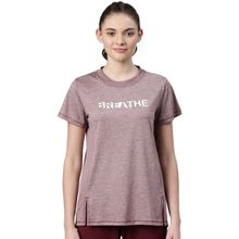 Enamor Womens A306-dry Fit Antimicrobial,sweat Wicking Crew Neck Active Wear T-shirt-dry Blood