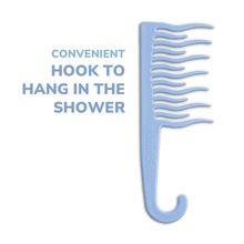 XO Curls Shower Detangling Comb - Blue