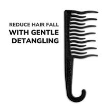 XO Curls Shower Detangling Comb - Black
