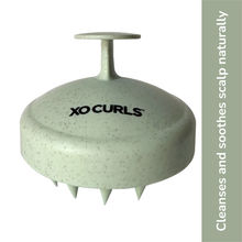 XO Curls Scalp Massaging Shampoo brush - Green