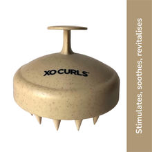 XO Curls Scalp Massaging Shampoo brush - Beige