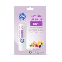 The Moms Co. Natural Fruit Lip Balm With Vitamin E And Natural Extracts For Deep Hydration