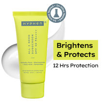 Hyphen All I Need Sunscreen SPF50 PA++++, Brightens -Niacinamide Vit C Rich Kakadu Plum