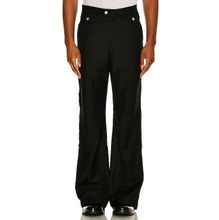 C2H4 Multi Pockets Flared Trousers