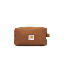 Carhartt WIP Brown Canvas Washbag