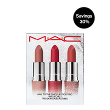 M.A.C Hail To The Chic! Lipstick Trio- Holiday Collection Hail To The Chick!
