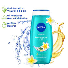NIVEA Body Wash, Frangipani & Oil Shower Gel, Pampering Care & Refreshing Scent of Frangipani Flower