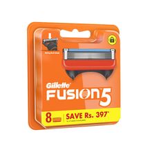 Gillette Fusion 5 Manual Shaving Razor Blades 8N Cartridge Save Rs. 551