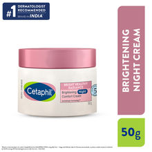 Cetaphil Bright Healthy Radiance Night Cream, with Niacinamide, Evens Skin Tone & Dullness