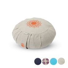 Core Asana Round Meditation Cushion- Om Embroidered