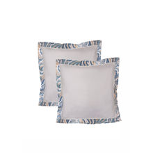 Maspar Vintage Exotic Heritage Modern Paisely 145 Gsm Cotton Blue Large Pillow Case Euro Set Of 2