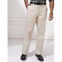 LOCOMOTIVE Men Cream Straight Fit Chinos