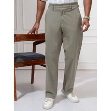 LOCOMOTIVE Men Olive Straight Fit Chinos
