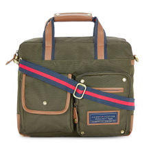 Tommy Hilfiger Franklin Professional New Laptop Business Case Bag Olive (8903496164596)
