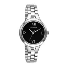 Sonata Workwear 8151sm07 Black Dial Analog Watch For Women