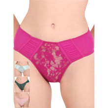 Curwish Pack of 4 - Enchantress Lace Panty