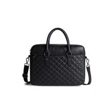 Gauge Machine 16 Black Quilted Laptop Bag