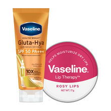 Vaseline Gluta Hya SPF + Rosy Lips Care Combo