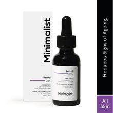 Minimalist 0.3% Retinol Face Serum For Anti Ageing With Coenzyme Q10
