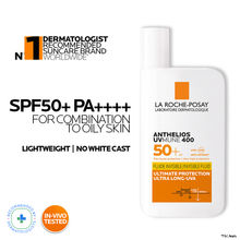 La Roche-Posay Anthelios UVMUNE400 Invisible Fluid SPF50+ Ultra-light Sunscreen for Sensitive Skin