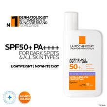 La Roche-Posay Anthelios UVMUNE400 Anti-Dark Spot Fluid SPF50+ Sunscreen with Melasyl for pigmented skin