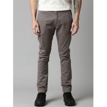 BREAKBOUNCE Grey Skinny Fit Solid Trouser