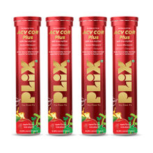 Plix The Plant Fix ACV CQR Plus Effervescent Tablets For Fat Reduction - Pack Of 4