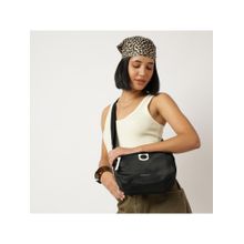Fastrack Women Neo Sling Bag With Detachable Strap - Black