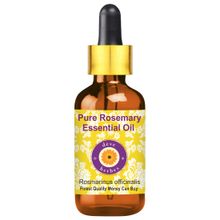 Deve Herbes Pure Rosemary Essential Oil (Rosmarinus officinalis) Steam Distilled for Hair Growth