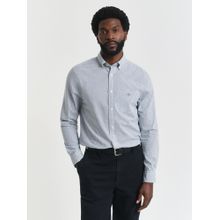 GANT Men Multi-Color Micro Check Pleated Shirt