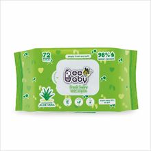Beebaby Fresh Aloe Vera Baby Wet Wipes - 1 Pack Of 72 Pieces