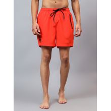 La Intimo Indian Swim Orange Bermuda Shorts