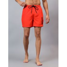 La Intimo Pacific Orange Swim Boxer Shorts