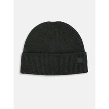 Bruun & Stengade Men Green Solid Beanie Cap