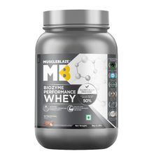 MuscleBlaze Biozyme Performance Whey Protein With Us Patent Filed Eaf - Chocolate Hazelnut