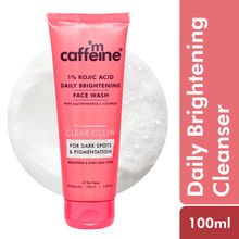 MCaffeine CLEAR GLOW 1% Kojic Acid Daily Brightening Face Wash