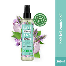Love Beauty & Planet Onion, Black Seed & Patchouli Hair Oil For Hair Fall Control