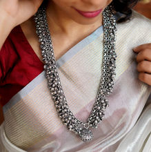 Teejh Oxidized Ghungroo Long Necklace