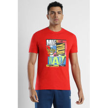 Reebok Men Red Skate T-Shirt