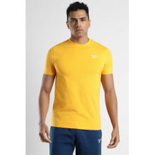 Reebok Men Yellow T-shirt