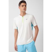 Reebok Men Tennis Polo-Bomber Collar T-Shirt