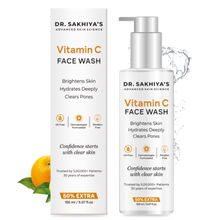 Dr. Sakhiya Vitamin C Face Wash Daily Glowing and Brightening Cleanser with Antioxidants